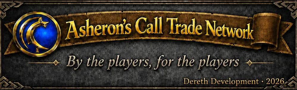 Asheron's Call Trade Network — By the players, for the players